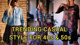 Trending Casual Style For Women Over 40s and 50s | Perfect casual outfit for older women