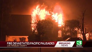 What it is like in Pacific Palisades as the fire rages