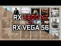 RX 5600 XT vs RX VEGA 56 Benchmarks | 59 tests