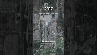 Satellite View of the Worst Nuclear Disaster in History - Chernobyl Nuclear Power Plant #shorts