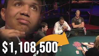 Dwan vs Ivey - the first ever televised MILLION DOLLAR poker pot!