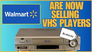 Walmart Are Selling VCR / VHS Players , Is VHS Coming Back ?