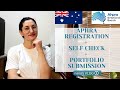 APHRA self check + APHRA registration + Portfolio submission | nana's Vlog | #nanasvlog #aphra