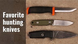 Favorite hunting knives - my go-to knives for hunting and bushcraft