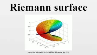 Riemann surface