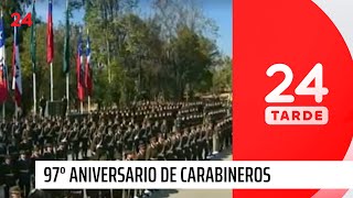 97° aniversario de Carabineros: "estamos de duelo, hoy no estamos todos" | 24 Horas TVN Chile