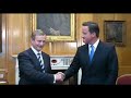 taoiseach enda kenny meets prime minister david cameron 18th may 2011