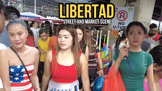 Real Street and Market Scene from Libertad Pasay City Philippines[4K] - Walking Tour