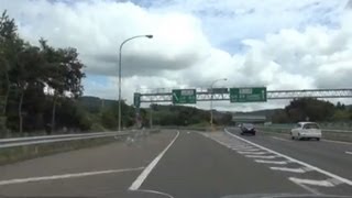 2 hours　山形自動車道　下り　村田JCT　⇒　酒田みなとIC（日本海東北自動車道）等速　2013.9　テロップなし