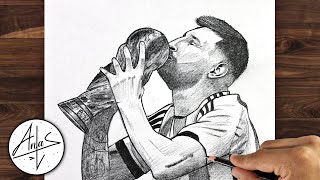 How To Draw Lionel Messi | Drawing Tutorial (step by step)