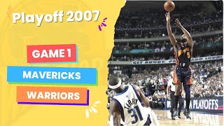 Golden State Warriors vs. Dallas Mavericks, NBA Playoff G1, Full Game, April 22, 2007