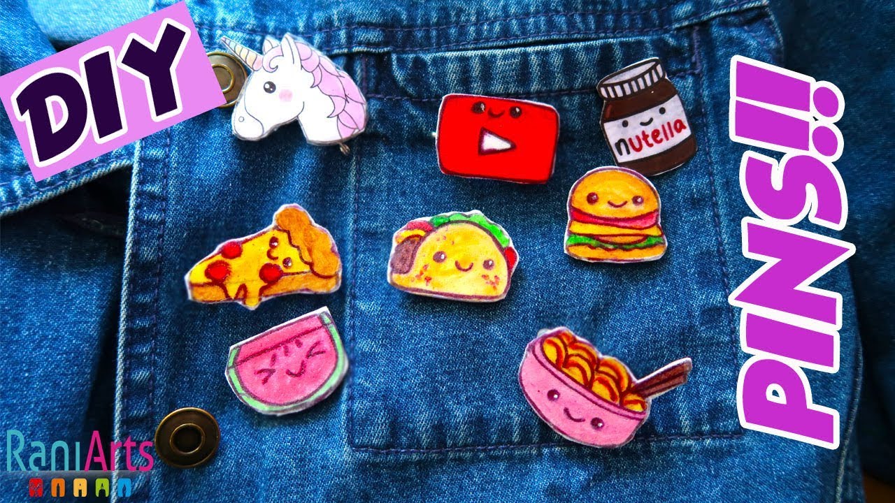 Haz Pins Super Fáciles Diy Ideas Kawaii Youtube