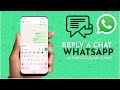 How to reply to a specific message on WhatsApp