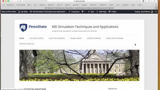 Working with Sites at Penn State