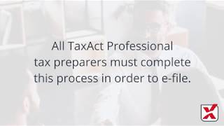 TaxAct Professional | EFIN Verification Step-by-Step