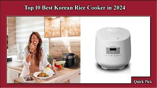 ✅ Top 10 Best Korean Rice Cooker in 2024