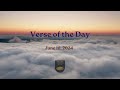 Verse of the Day - June 10, 2024