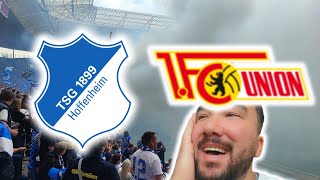 CHOREO und PYRO von HOFFENHEIM | KLASSENERHALT | TSG Hoffenheim vs 1.FC Union Berlin | Stadionvlog