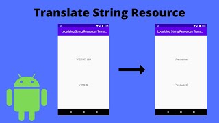 Localizing String Resources - Android Tutorial (2020)