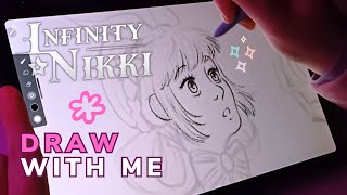 DRAW WITH ME  ☆  Infinity Nikki's floating outfit