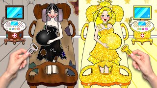 Rich Barbie VS Poor Wednesday Addams - Barbie Family Story Handmade - DIY Arts & Paper Crafts