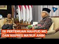 Mahfud Beberkan Isi Petemuan dengan Wapres Ma'ruf Amin Sebelum Ditunjuk Jadi Cawapres Ganjar