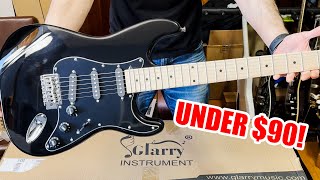 Glarry GST Guitar Unboxing | Strat Style Guitar For Under $90