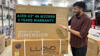 ACER 43” 4k i SERIES LEDTV @22999 | REVIEW | SASTA YA ACHAA?🤔