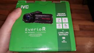 Camcorder for YouTube , Unboxing the JVC GZ-R435BE