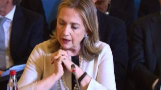 Secretary Clinton Delivers Remarks on Syria