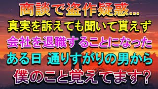 【感動する話】同僚に嵌められて商談で盗作を疑われた。→取引先との取引が破談に。責任を取り会社を自主退職することになった…クリニックの帰り道 突然声をかけられ【泣ける話】【いい話】