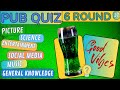 Virtual Pub Quiz Showdown: Test Your Knowledge! Pub Quiz 6 Rounds. No 17