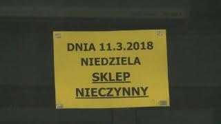 Stores closed as Poland phases out Sunday shopping