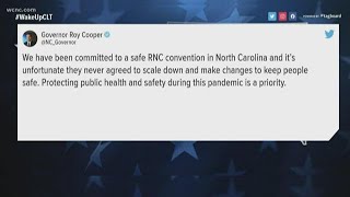 Trump says RNC will be pulled from Charlotte