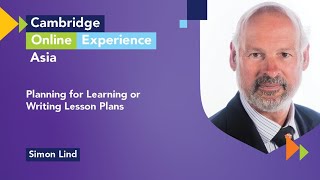 Planning for learning or writing lesson plans with Simon Lind