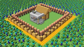 What if the Villagers build Walls around the Village from Zombie Apocalypse!