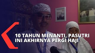 Penantian 10 Tahun Terwujud, Pasutri di Palembang Akhirnya Berangkat Haji