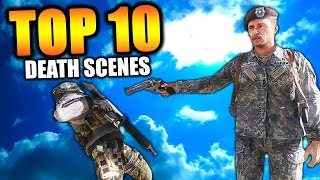 Top 10 "DEATH SCENES" in COD HISTORY (Top Ten) Call of Duty | Chaos