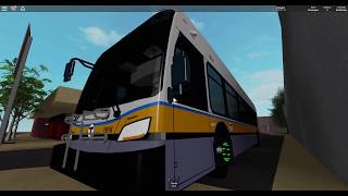 Roblox MBTA: New Flyer XN40 bus tour