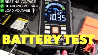 How to Load Test a Car Battery and Charging System using Kaiweets Multimeter