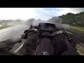 let s ride through a major storm xvz12 venture motovlog 126