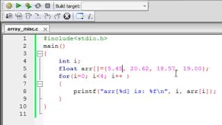 C Programming Tutorial - 53: Arrays (Part-3) Miscellaneous Information