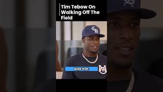 tim tebow on walking off the field 1 #youtubeshorts #shorts #viral #podcast