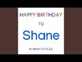 Happy Birthday To Shane - Soul Pop