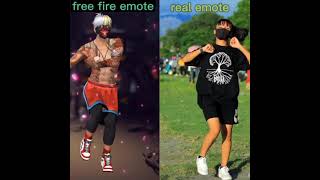 free fire emote and real emote dance new tik tok video A1, A2, A3, A4, A10, A20, J1, J12,