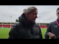 POST MATCH INTERVIEW: Carla Ward: Aston Villa Women 2-4 Tottenham Women