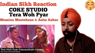 Indian Reaction | Coke Studio | Tera Woh Pyar | By Singh Studio (Gurpreet Singh)