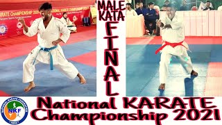 NKF Male KATA Final Imtiyaz Ansari WB vs Roshan Yadav UP National Karate Championship 2021