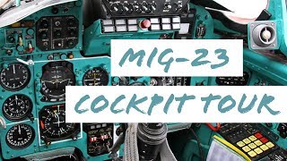 MIG-23 Cockpit , Checking all instruments and switches