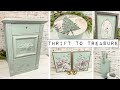 Holiday Blues - Thrift Store Transformations - Vintage, Distressed & Shabby Chic - Upcycles & DIY's